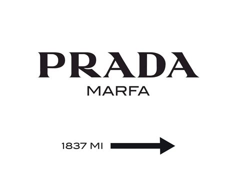 prada marfa 1837 miles poster|Prada marfa 1837.